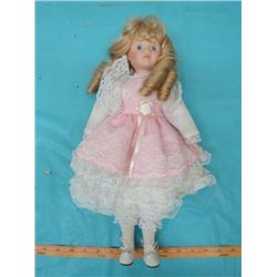 PORCELAIN DOLL (16" TALL)