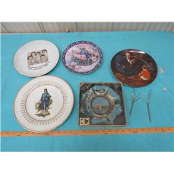LOT OF FIVE DECORATIVE PLATES