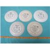 Image 2 : LOT OF FIVE DECORATIVE PLATES