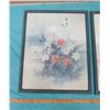 Image 2 : LOT OF THREE PICTURES (SOME WATER DAMAGE ON 2 FLOWER & BUTTERFLY PICTURES)