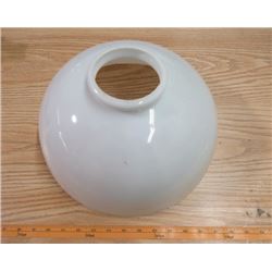 HANGING LAMP SHADE (14" ACROSS BOTTOM, 4.5" ACROSS ON TOP, 7" TALL)