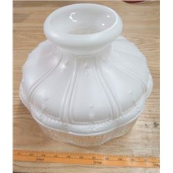 ALADDIN LAMP SHADE (11.5" ACROSS BOTTOM, 5" ACROSS TOP, 9" TALL)