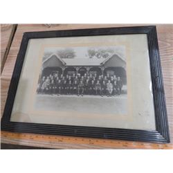 PICTURE AND FRAME (24.5" X 18.5") *SOME WATER DAMAGE*