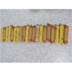 20 ROLLS OF PENNIES (CANADA) *ASSORTED DATES*