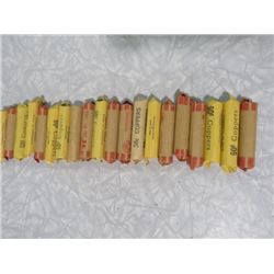 20 ROLLS OF PENNIES (CANADA) *ASSORTED DATES*