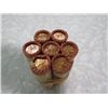 Image 2 : LOT OF 7 BANK ROLLED PENNIES (ORIGINALLY PACKAGED BY BANK AND NEVER CIRCULATED)