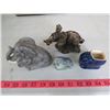Image 1 : LOT OF FOUR ELEPHANT FIGURINES