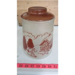 JACK AND JILL COOKIE JAR (8" TALL)
