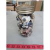 Image 1 : JAR OF ASSORTED BUTTONS