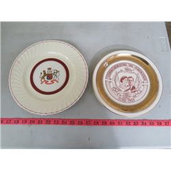 LOT OF TWO ROYALTY PLATES