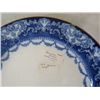 Image 2 : FLO BLUE PLATE AND TWO BOWLS (PLATE CHIPPED)