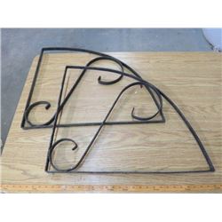 2 SIGN OR CANOPY BRACKETS (25.5" X 20.5")
