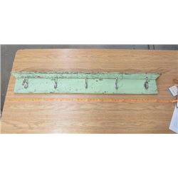 5 HOOK COAT RACK  (51" LONG)