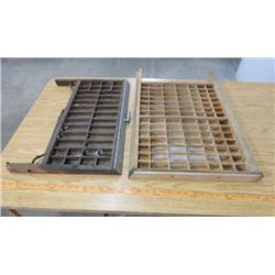 2 PRINTER DRAWERS (17" X 28" & 22.5" X 15.5")