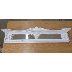 HALLWAY SHELF AND MIRROR (52.5" X 6.5" X 13")