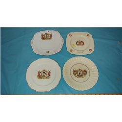 LOT OF FOUR ASSORTED ROYALTY PLATES