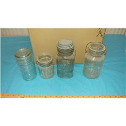 LOT OF FOUR ASSORTED JARS