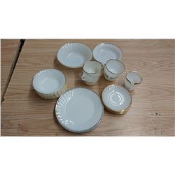 LOT OF FIRE KING DISHES (6 MUGS, 5 BOWLS, 3 PLATES, 6 SAUCERS, ETC.)