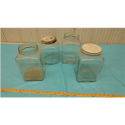 LOT OF FOUR JARS