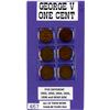 Image 1 : LOT OF 6- ONE CENT COINS (CANADA) *1932 TO 1936-AND ONE EXTRA 1936 TO SHOW THE HEAD SIDE*