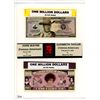 Image 1 : 2- FAMOUS AMERICAN ONE MILLION DOLLAR BILLS (NOVELTY ITEMS) *JOHN WAYNE--ELIZABETH TAYLOR* (BONUS 25