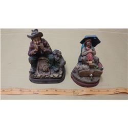 TWO FIGURINES