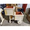 Image 1 : 2-WHEEL PLANTER 13X26X25.5"