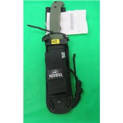 FIXED BLADE KNIFE WITH SHEATH AND SHARPENER (REDHEAD)