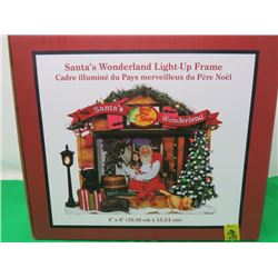 SANTA'S WONDERLAND PICTURE FRAME (4" X 6")