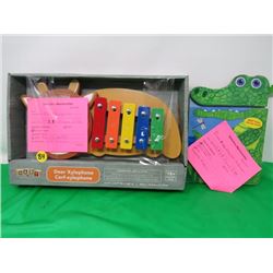 CHILDRENS XYLEPHONE AND ALLIGATOR BOOK