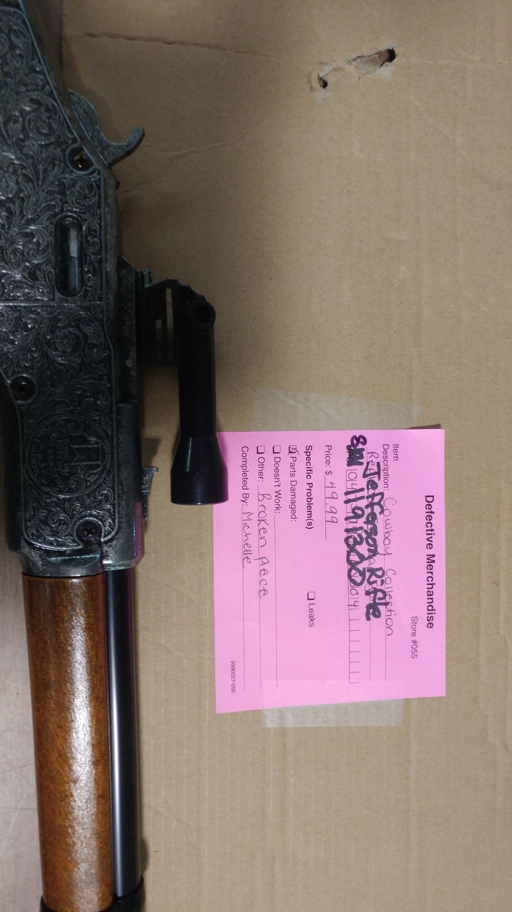 2 LITTLE RANGER RIFLES, HANDGUN & COWBOY COLLECTION JEFFERSON RIFLE