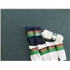 Image 2 : Qty 7 Men's Extra Wide Medical Socks in Black, White