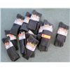 Image 1 : Qty 12+ Men's Extra Wide Black Comfort Fit Socks
