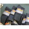 Image 2 : Qty 12+ Men's Extra Wide Black Comfort Fit Socks