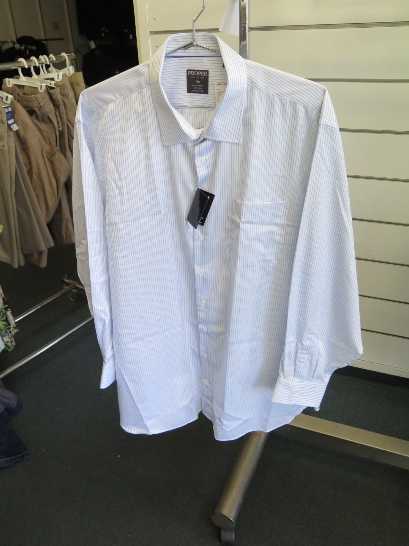damon dress shirts Shirts Soulland Damon Embroided Shirt Embroided 'Grey' (32027-1254-GREY)