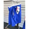 Image 2 : Qty 3 Men's Blue Elastic Waist Shorts Size 1XL