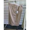 Image 2 : Qty 2 Men's Tan Shorts Stretch Microfiber Extender Waistband Size 56 & 56W
