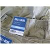 Image 8 : Qty 7+ Full Blue Khaki Colored Cargo Shorts Size 58-70 & Creekwood Pants Size 70