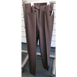 Brown Long Dress Pants Size 32