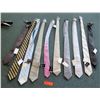 Image 1 : Qty  8 Misc Design Extra Long Ties & 2 Pre-Tied Neckties by Barbara Blank, etc