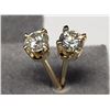 Image 2 : 14K Yellow Gold Diamond(0.16ct) Earrings, Made in Canada, Appraised Retail $1033