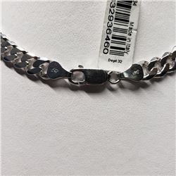 Silver Chain (~length 46cm) (~weight 32g), Suggested Retail Value $600