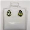 Image 2 : 14K Gold Filled Peridot Earrings, Made in Canada