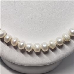 Silver Freshwater Pearl Necklace, Suggested Retail Value $200