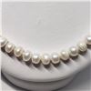 Image 1 : Silver Freshwater Pearl Necklace, Suggested Retail Value $200