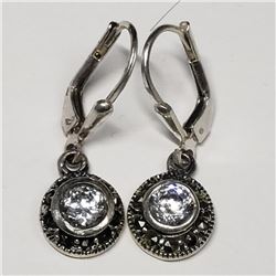 Silver Cubic Zirconia Earrings