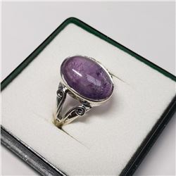 Silver Amethyst Ring, Suggested Retail Value $100