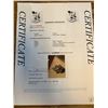 Image 5 : Ladies 14K Gold 1.00 carat Diamond Cluster ring set with round and baguette stones with certificate 
