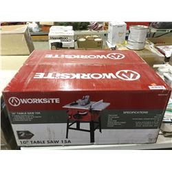 Worksite 10" Table Saw 15A