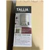 Image 2 : Foremost Tallia23" Wall Medicine Cabinet - Grey Finish Model: TAGWC2327